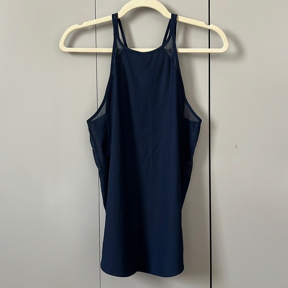 Lululemon Run Off Route Tank True Navy
